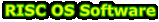 RISC OS Software